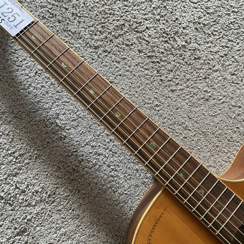 Luna Acoustic Electric Guitar, Pine Wood Top Body, Mahogany Neck