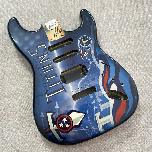Tennessee Titans HSS DIY Guitar Basswood Body