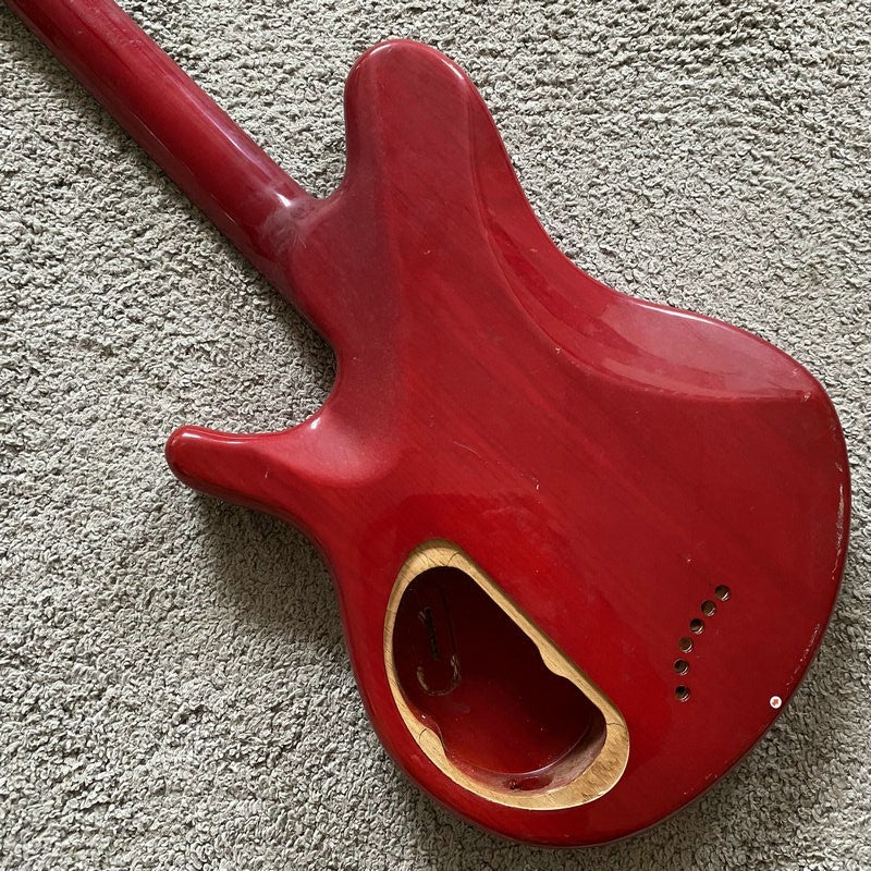Red SSS Electric Guitar, Ash Wood Body, Maple Neck, Rosewood Fingerboa