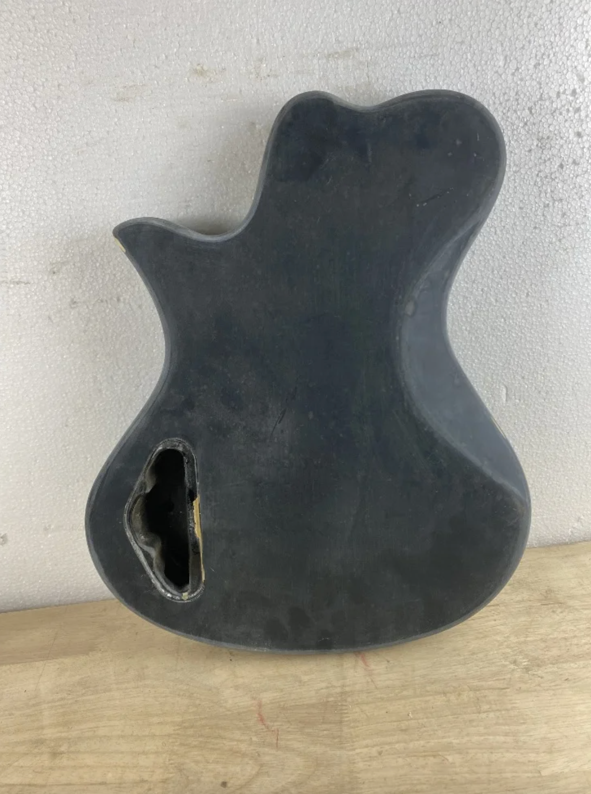 Black Single Cut Basswood Guitar Body, Single Humbucker Pickup Routing
