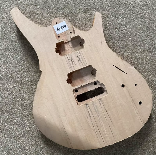 HH Unfinished Basswood Guitar Double Cutaway Body DIY Project