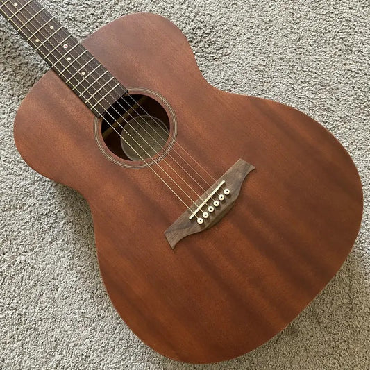 40' Acoustic Guitar, Solid Mahogany Body, Rosewood Fingerboard Neck