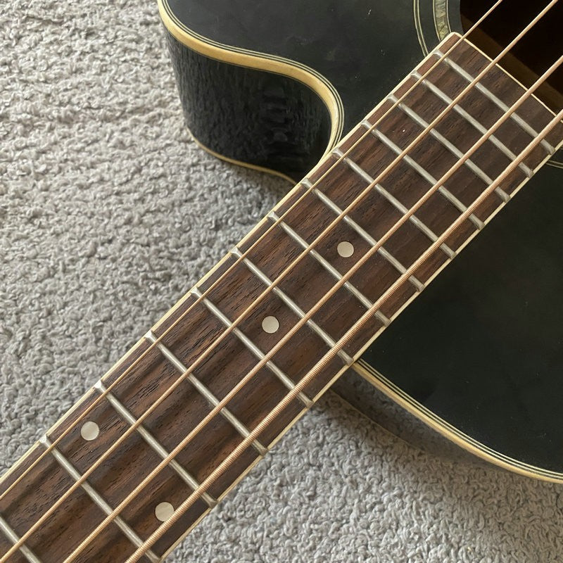 Ibanez 4 String Acoustic Electric Bass, Spruce and Tiger Maple Top Bod