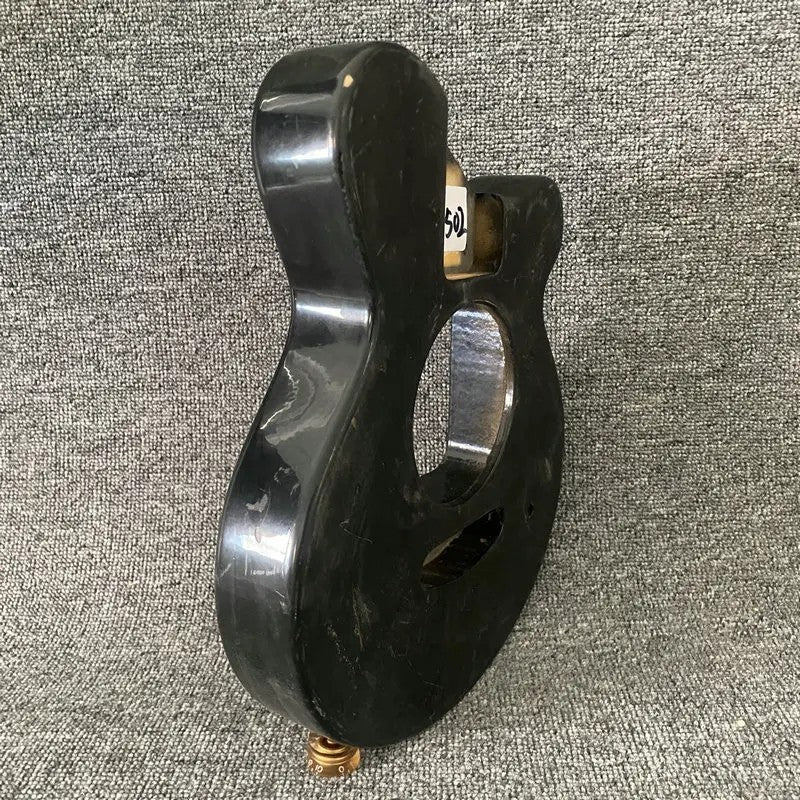 Mini Black Solid Guitar Basswood Body DIY Project
