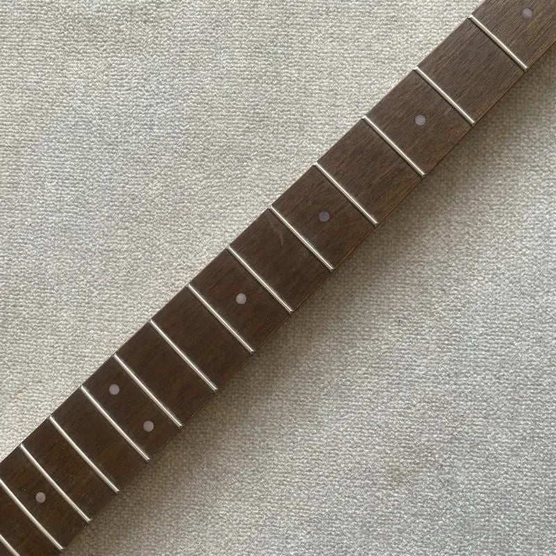 Blue 4 String Bass Maple Neck, 20 Frets Rosewood Fingerboard