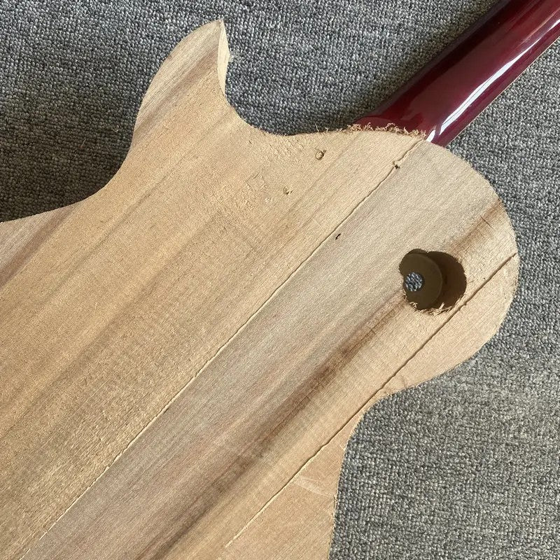 Unfinished Basswood Guitar Body with Maple Neck, Rosewood Fretboard Fi