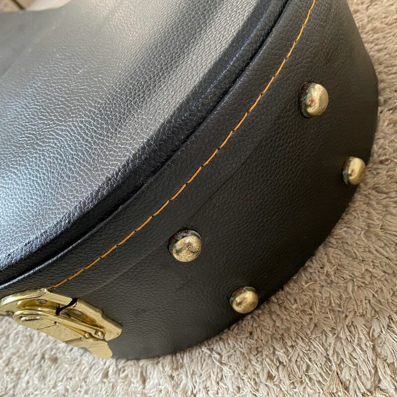Black Banjo Leather Hard Case