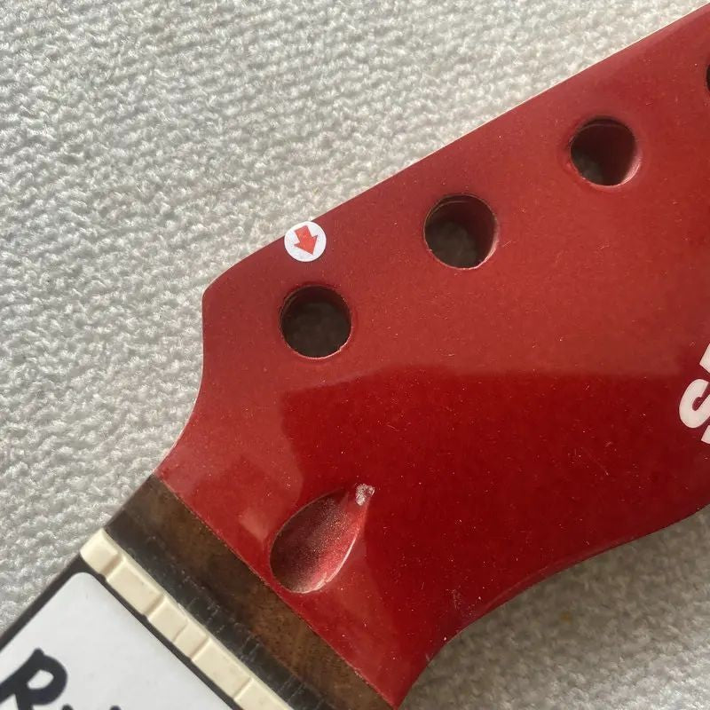 Red Maple Wood Guitar Neck, Rosewood 22 Frets Fingerboard Fretboard