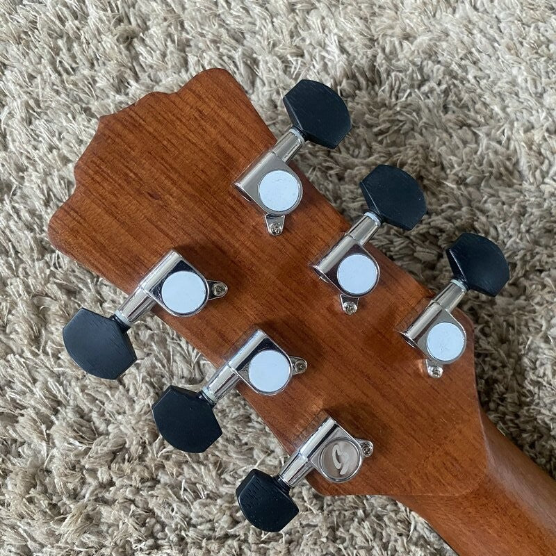 Luna Acoustic Guitar, Spruce Top Body, Mahogany Neck, Rosewood Fingerb