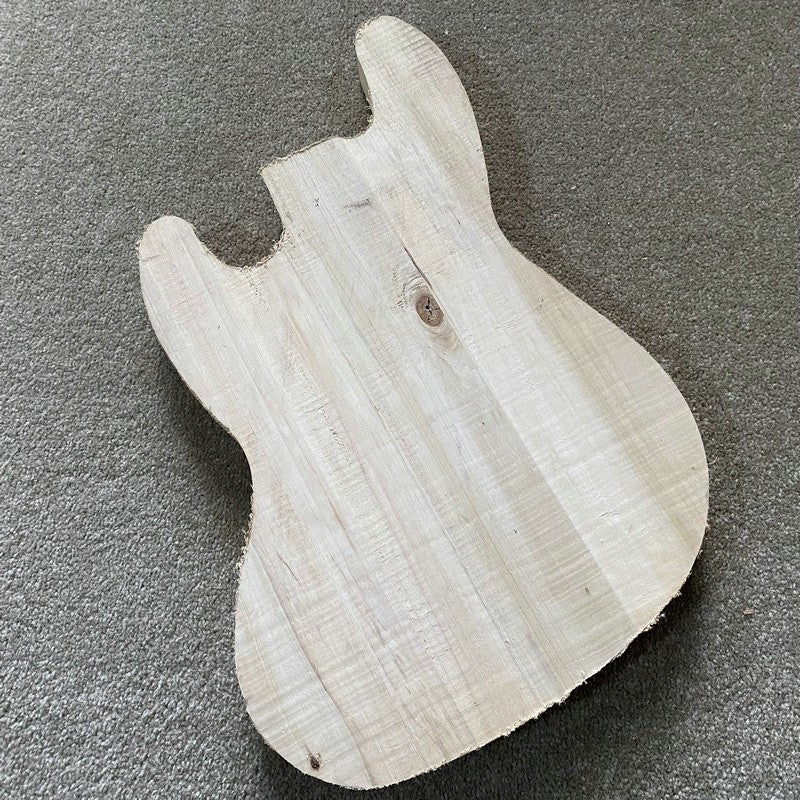 Unfinished Basswood 4 String Bass Solid Body Fit Jazz Bass