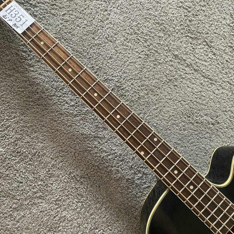Ibanez 4 String Acoustic Electric Bass, Spruce and Tiger Maple Top Bod