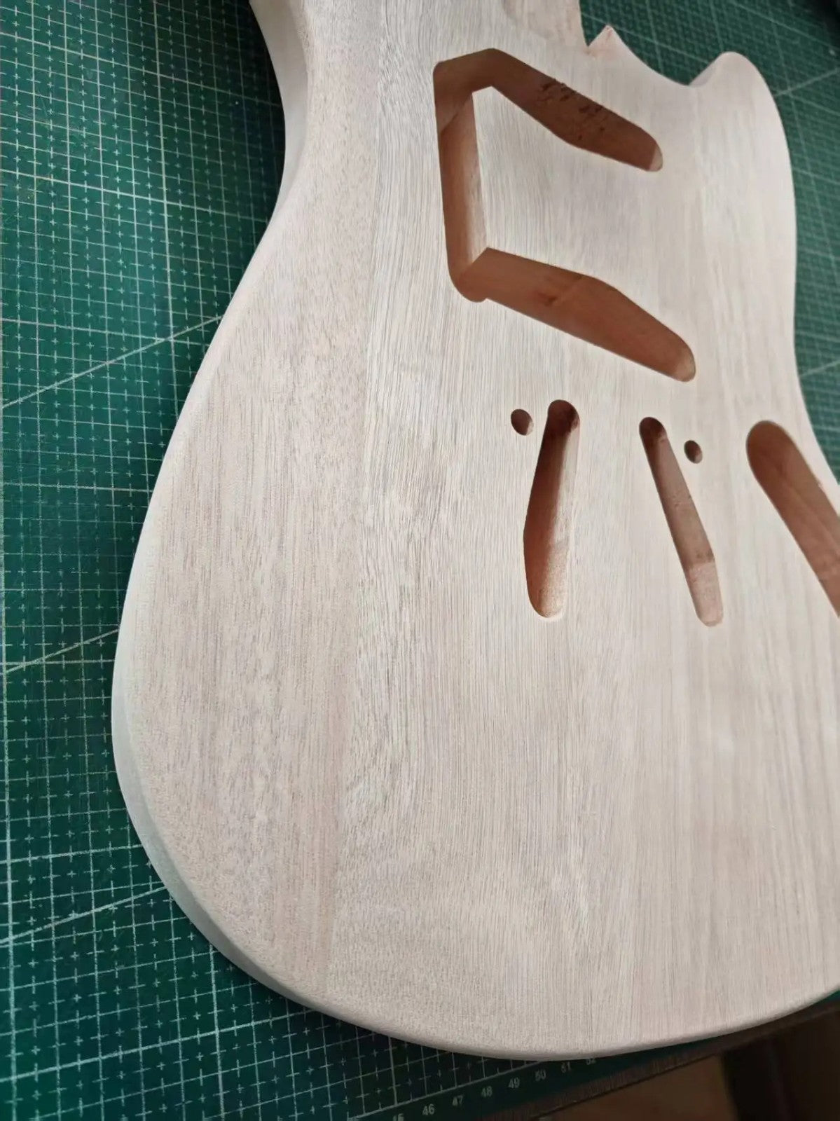 Mahogany Wood Guitar Body Fit Mustang Guitars