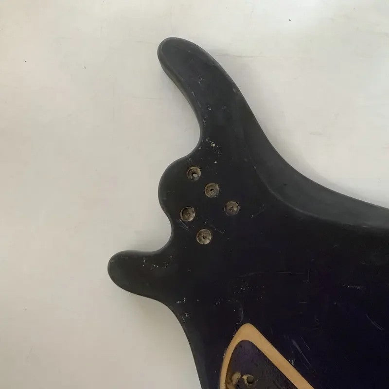 Black 5/6 String Electric Bass Okoume Wood Body