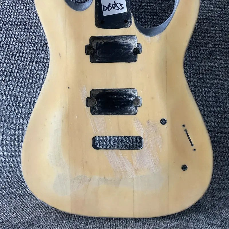 Solid Basswood HH Guitar Double Cutaway Body DIY Project