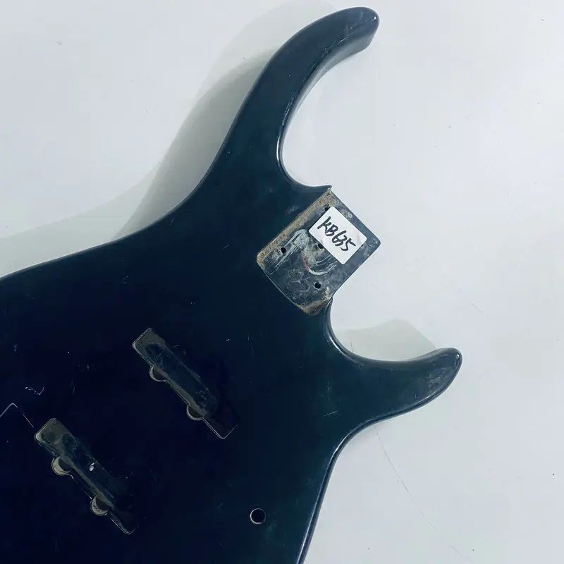 Basswood 4 String Electric Bass Black Body DIY Project