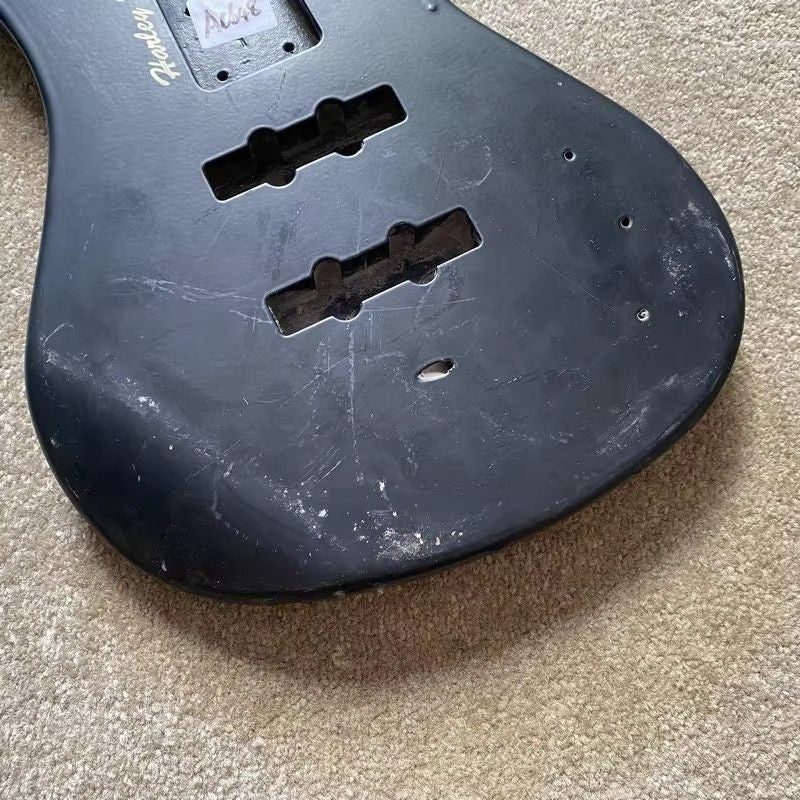 Black Harley Benton 4 String Bass Basswood Body