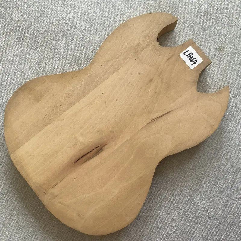 Basswood Guitar Double Cutaway Block Materiel Fit SG DIY Project Guita