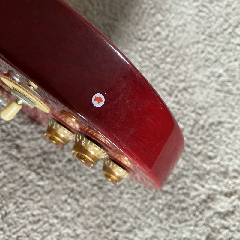 Samick Red Electric Guitar, Mahogany Body, Rosewood Fingerboard Neck