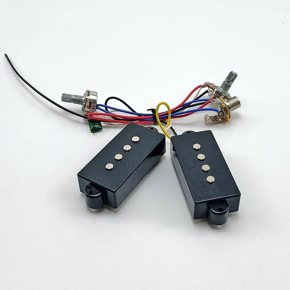 4 String Bass Pickups with Wiring Harness Kit Fit Precision P Bass