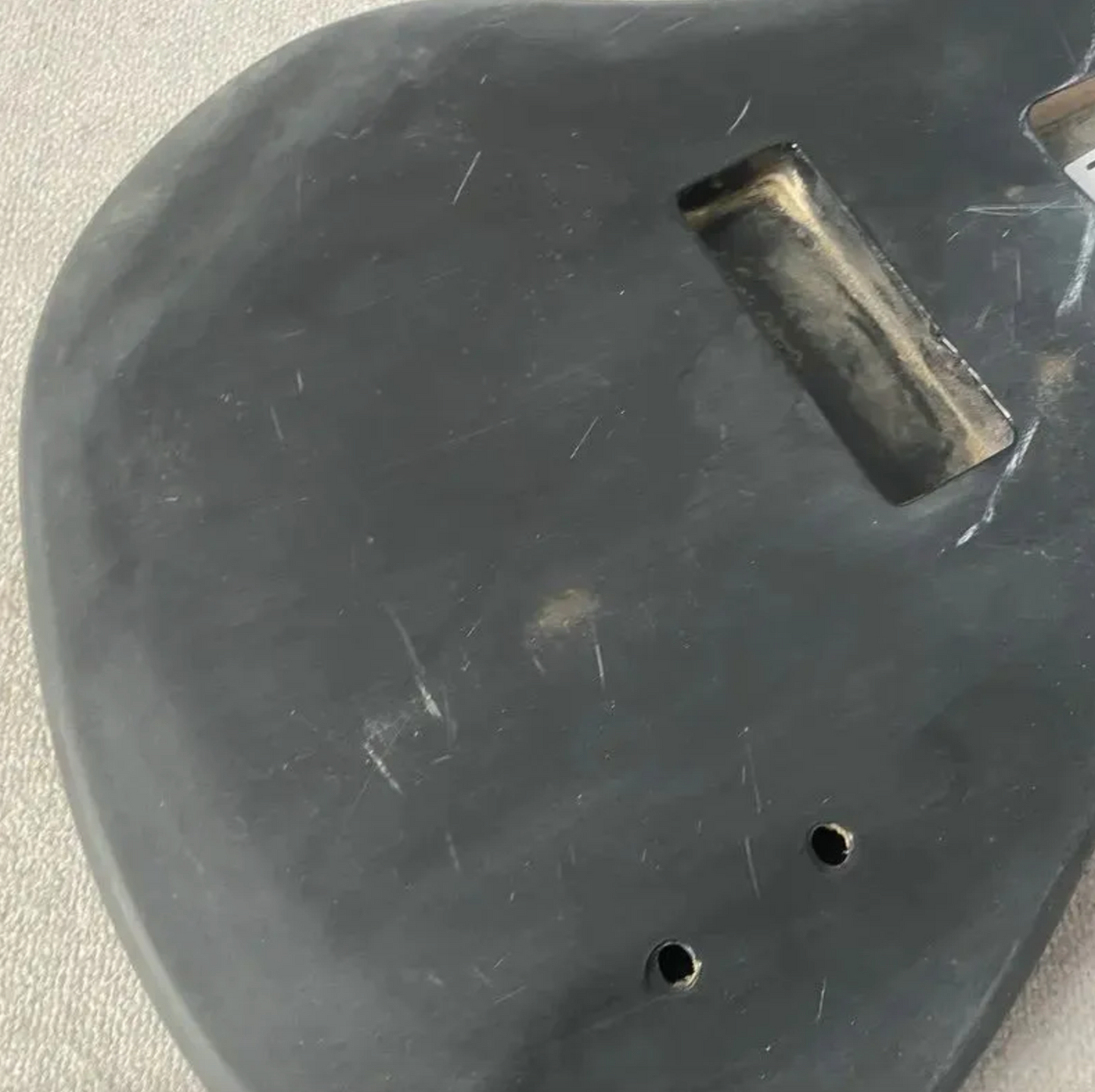 Black 4 String Electric Bass Basswood Body
