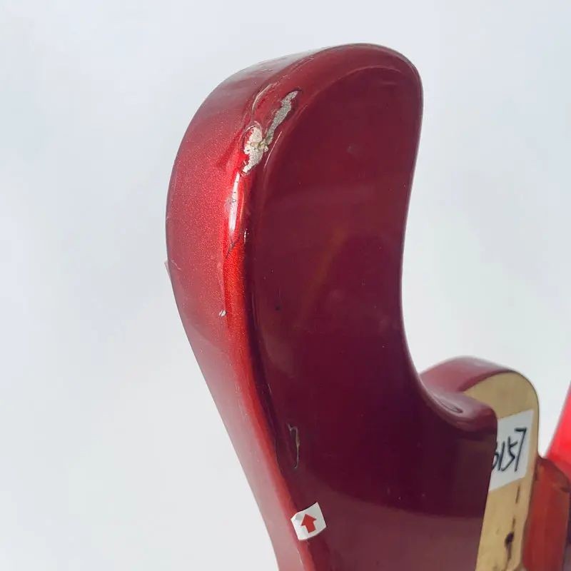 Metallic Red 4 String Bass Basswood Body DIY Project