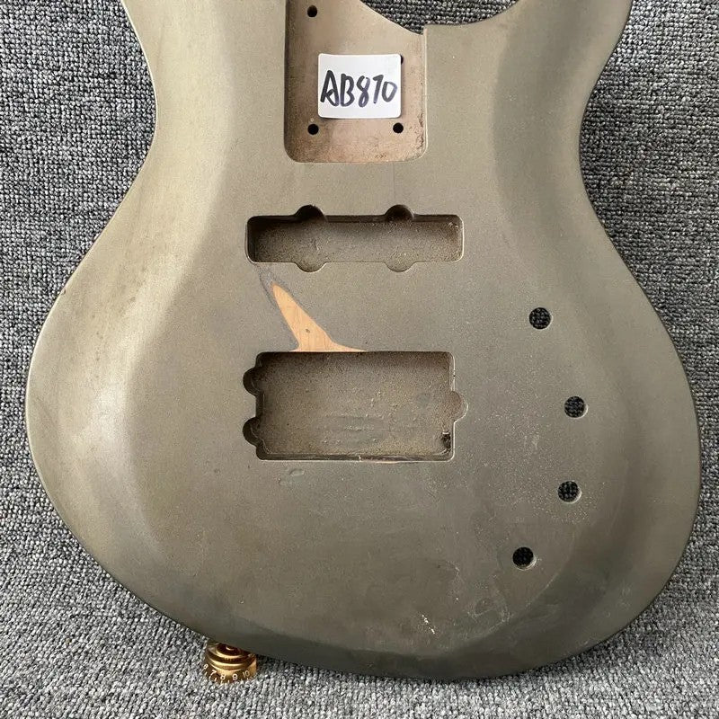 Solid Basswood Metallic Finish Bass Guitar Body