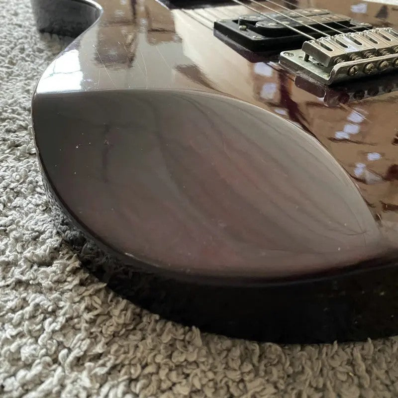 Washburn Brown Electric Guitar, Mahogany Body, Maple Neck, Rosewood Fi