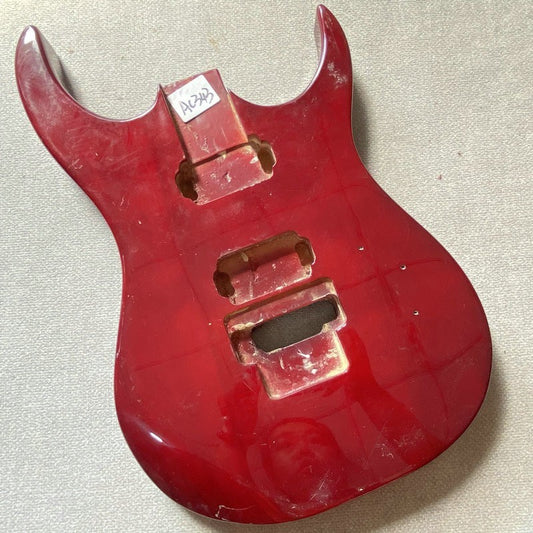 Red HH Guitar Double Cutaway Basswood Body