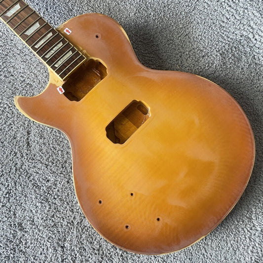 DIY Project Single Cut Lefty Guitar Mahogany Body and Neck, Rosewood F