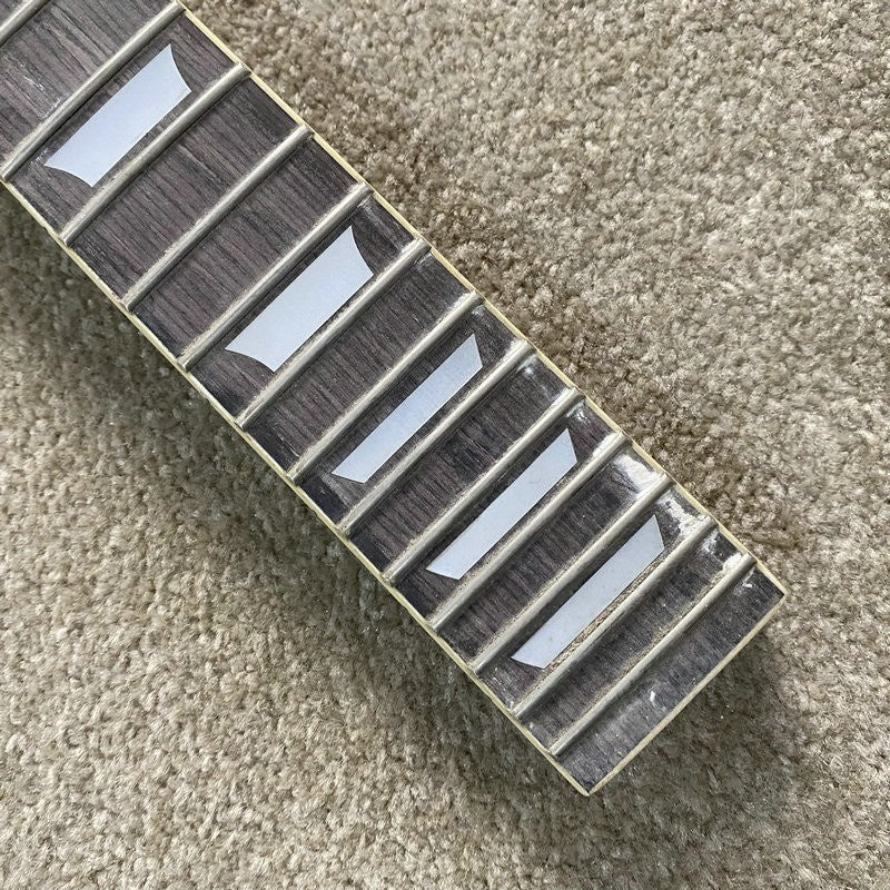 Black Maple Wood Guitar Neck, Rosewood Fingerboard 22 Frets Fit LP Les