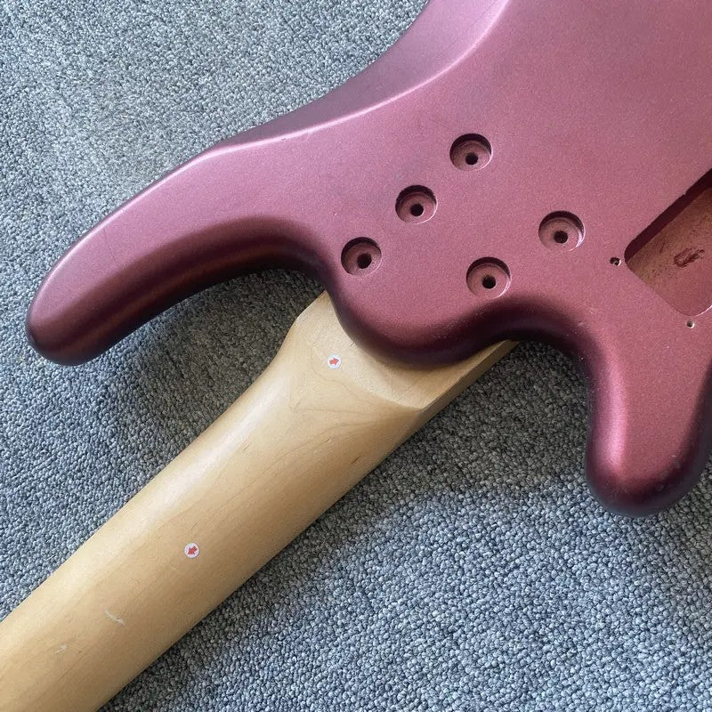 Tagima 5 String Bass Maple Neck with Red Basswood Body