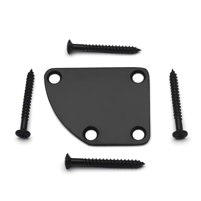 Black Guitar and Bass Neck Plate Fit Peavey,ESP,Washburn,Lakland,Dean,