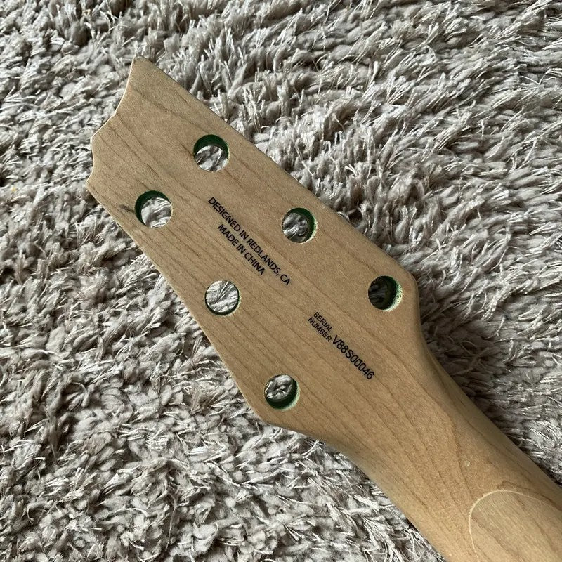 Green Vaibrant Electric Guitar Maple Neck, 24 Frets Fingerboard