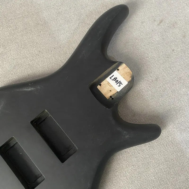 Matte Black Basswood 4 String Electric Bass Guitar Body