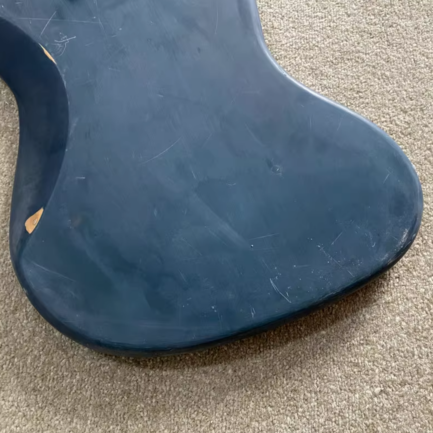 Blue Left Hand 4 String Bass Basswood Body Fit Jazz Bass