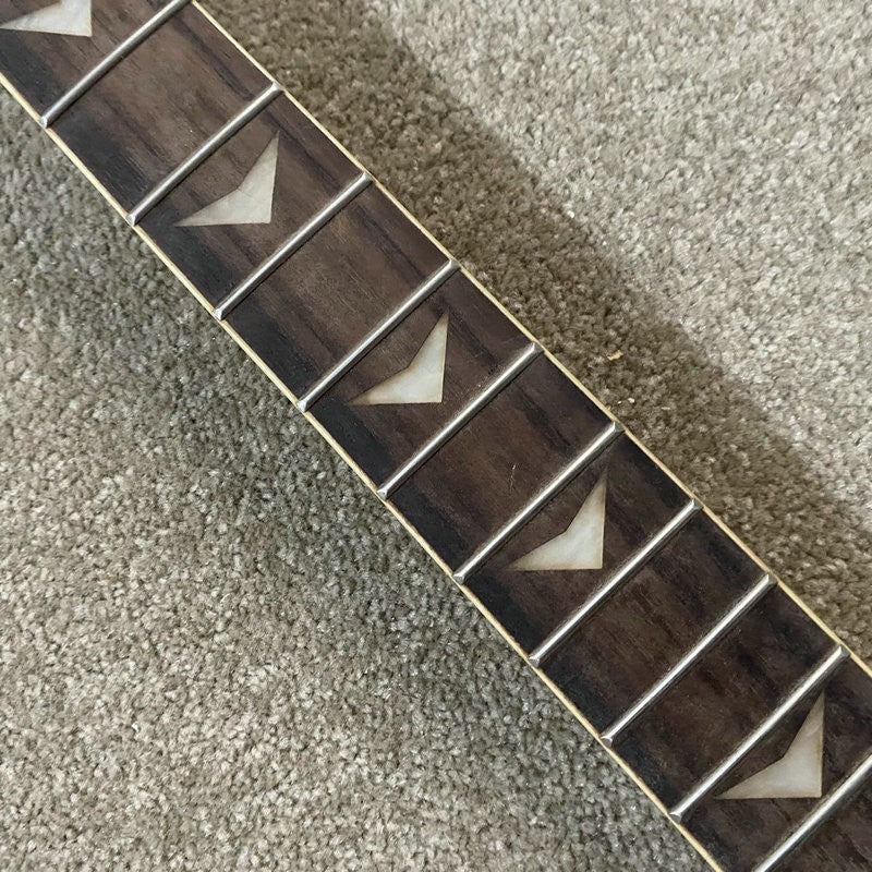 Maple Wood Guitar Neck, 24 Frets Rosewood Fretboard DIY Project