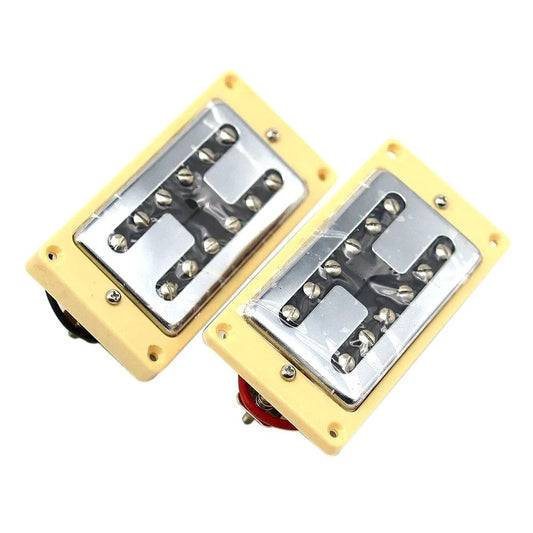 Chrome Guitar Neck Bridge Humbucker Pickups Fit Ibanez,Peavey,Washburn