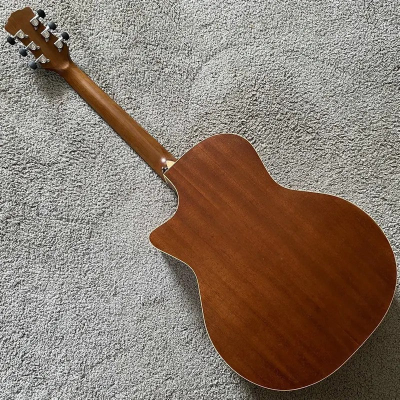Luna 40 Inch Guitar, Vintage Solid Spruce Top Body, Mahogany Neck