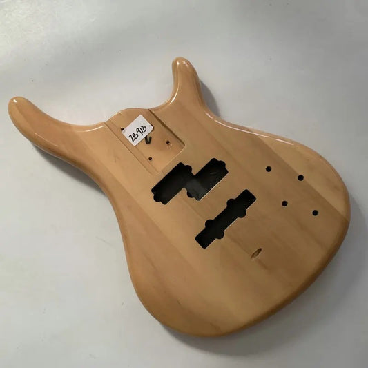 Glossy Natural Finish 5 String Bass Basswood Body DIY Project