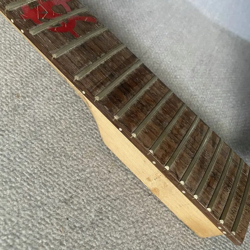 Reversed Headstock Electric Guitar Maple Wood Neck, Rosewood Fretboard