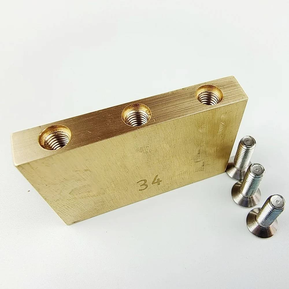 Brass 34MM Guitar Bridge Tremolo Block Fit Floyd Rose Bridge