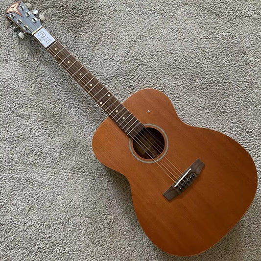 40 Inch Acoustic Guitar, Mahogany Body and Neck, Rosewood Fingerboard