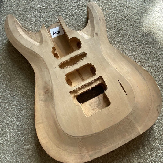 HSH Basswood Guitar Double Cutaway Body Unfinished DIY Project