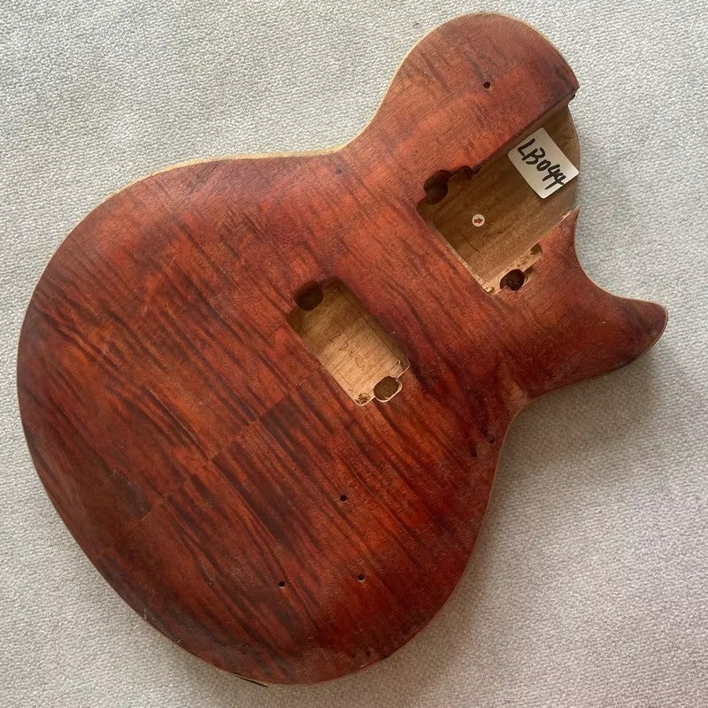 Tiger Maple Top Mahogany Wood Guitar Body Fit LP Les Paul DIY Project