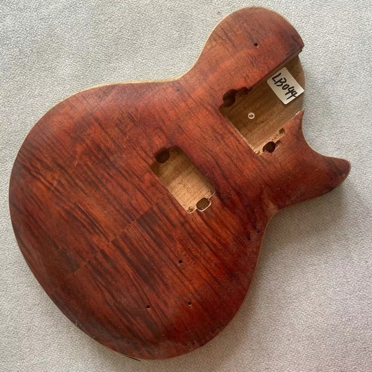 Tiger Maple Top Mahogany Wood Guitar Body Fit LP Les Paul DIY Project