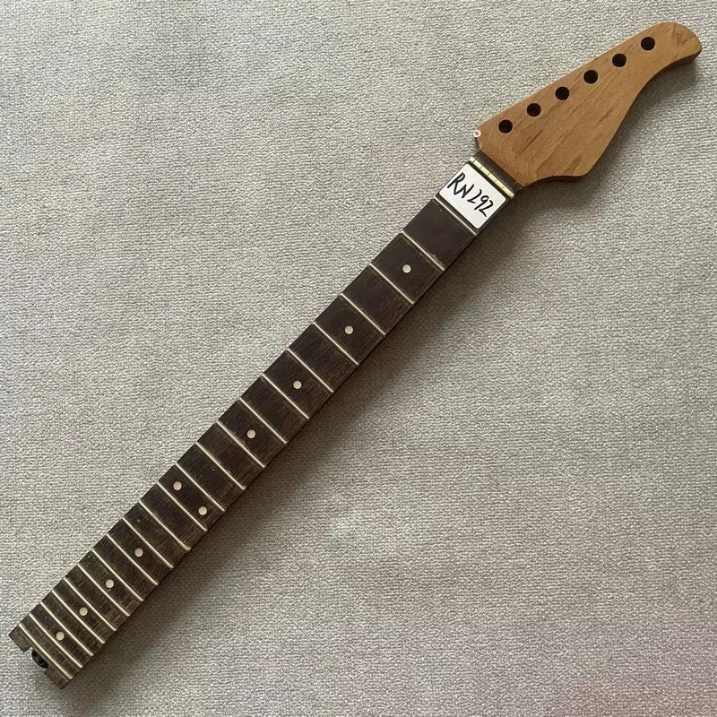 Dark Roasted Maple Electric Guitar Neck, Rosewood Fretboard 22 Frets
