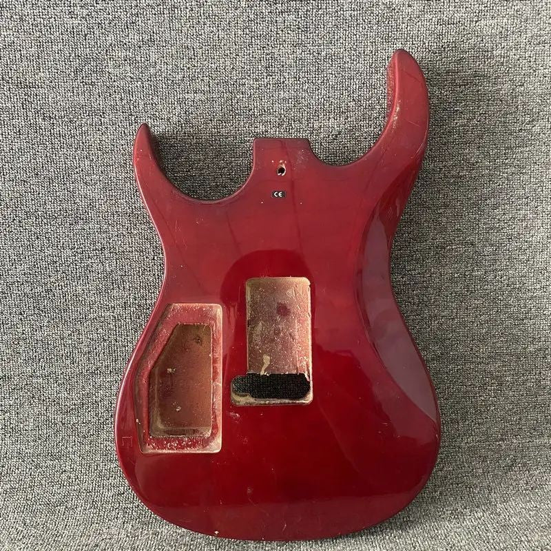 HH Red Glossy Finish Guitar Double Cutaway Body