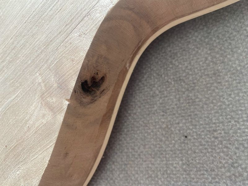 Unfinished Guitar Basswood Body with Neck, Rosewood Fingerboard Fit Le