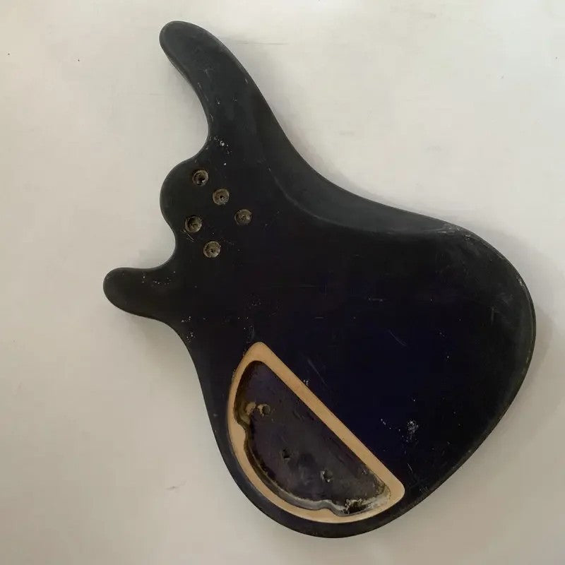Black 5/6 String Electric Bass Okoume Wood Body
