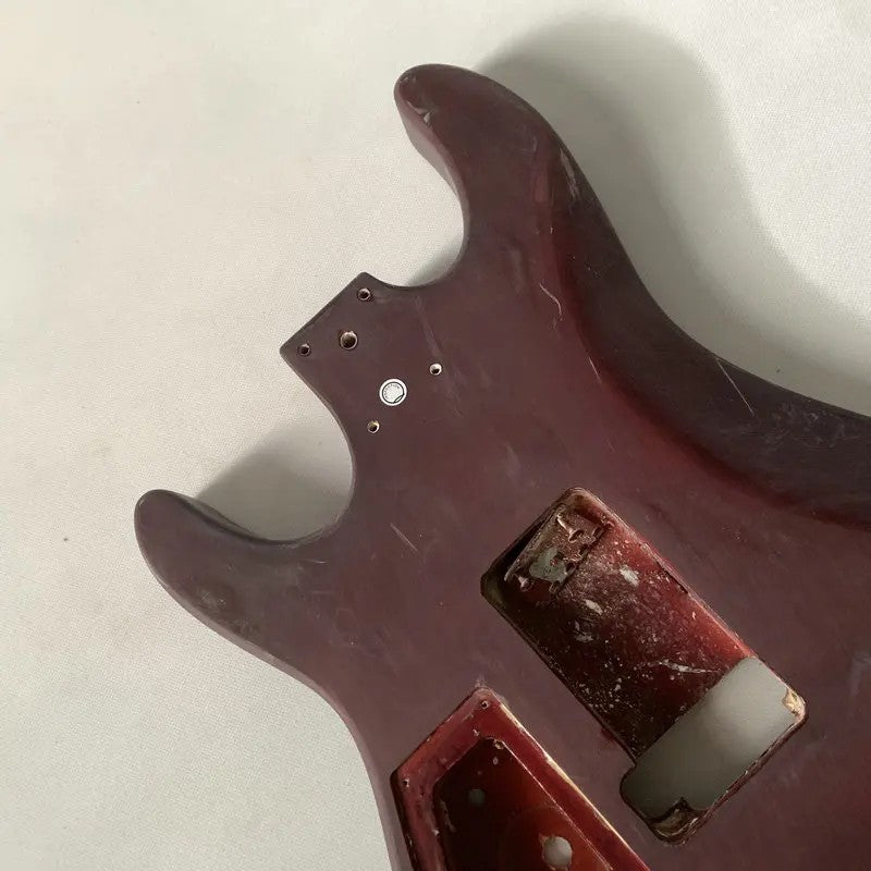 Red Wine Guitar HH Double Cutaway Body DIY Project